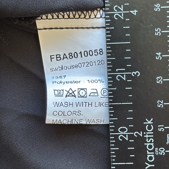 Long sleeve blouse with frill trim - Picture 5 of 11